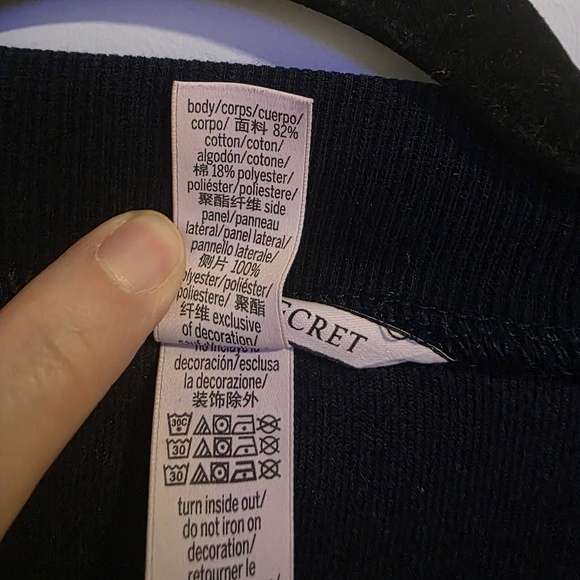 Victoria’s Secret Velour Zip Up Jacket XS Navy Blue Cozy Lounge - Picture 4 of 8